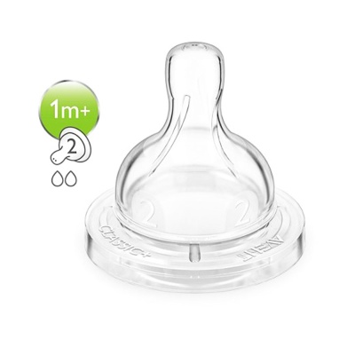 Соска силиконовая Philips Avent Classic SCF632/27 1 мес+